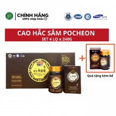 CAO SÂM ĐEN - POCHEON BLACK GINSENG CONCENTRATE 240G (SET 4 HỦ)