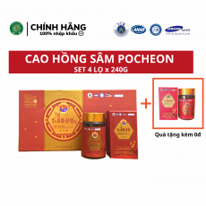 CAO HỒNG SÂM - POCHEON FREMENTED RED GINSENG CONCENTRATE 240g (SET 4 HỦ)