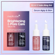 Set Dưỡng Da Mini MEDICUBE Brightening and Pore Care Serum Kit (Zero One Day Serum + Camu Camu Serum)